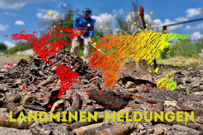 Landminen-Meldungen Jänner 2024