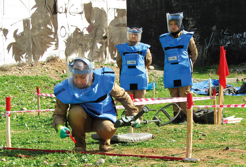 Sie räumen Minen. Sie retten Leben.